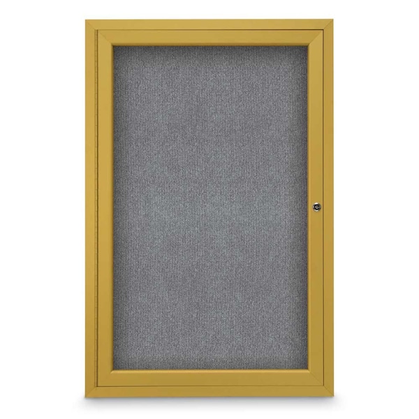 Sliding Door Indoor Enclosed Corkboard, 7